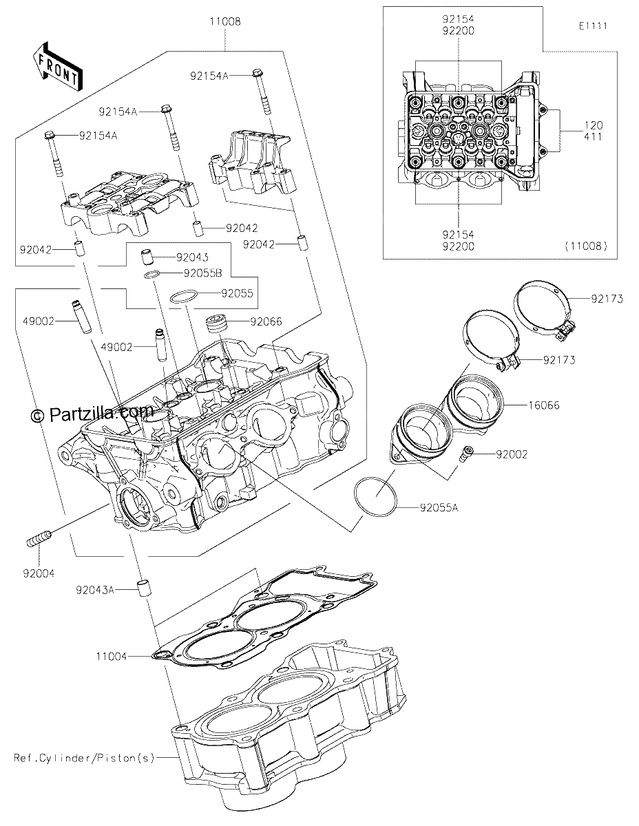 Diagrama de CYLINDER HEAD