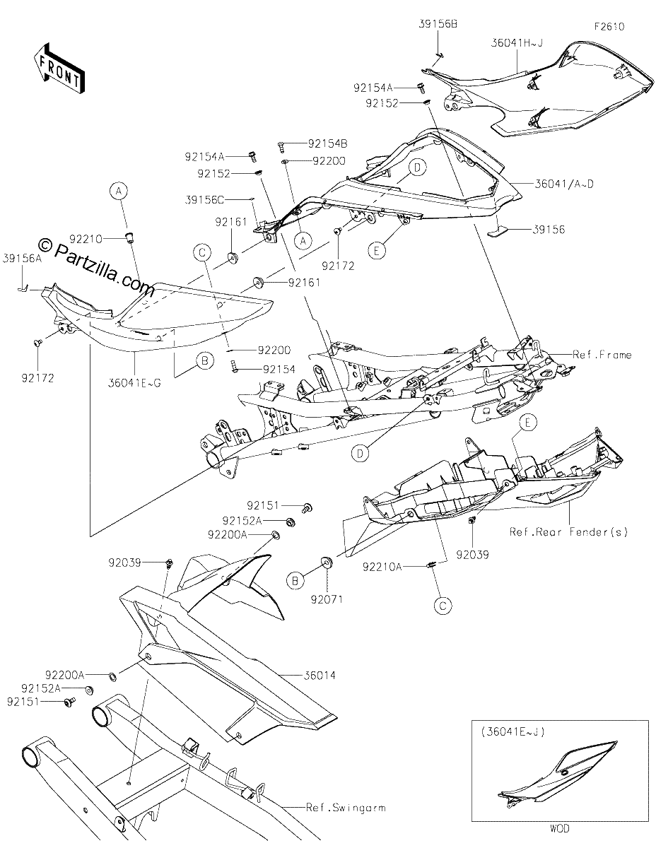 Diagrama de SIDE COVERS CHAIN COVER
