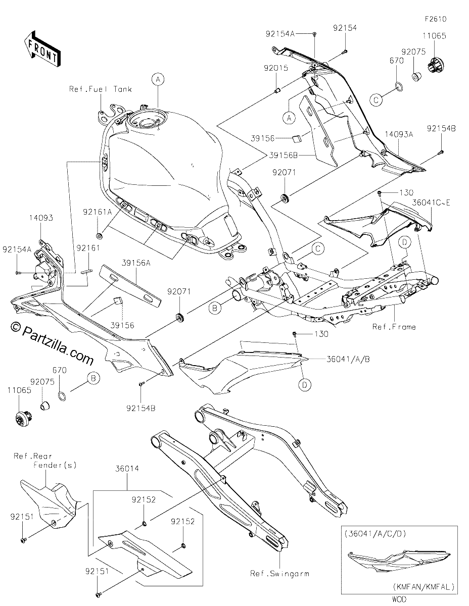 Diagrama de SIDE COVERS CHAIN COVER