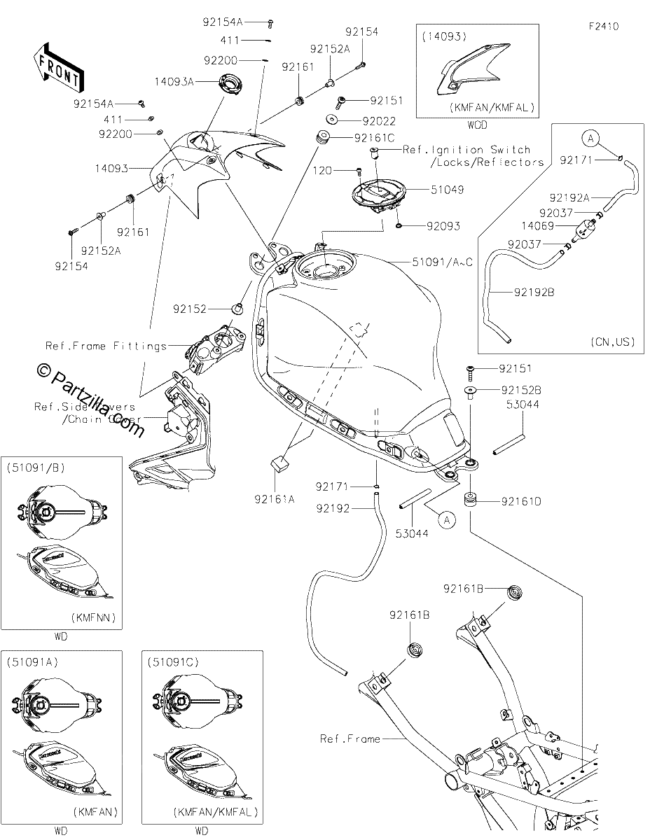 Diagrama de FUEL TANK