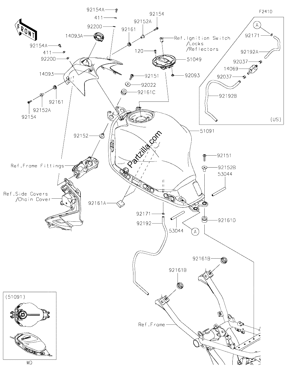 Diagrama de FUEL TANK