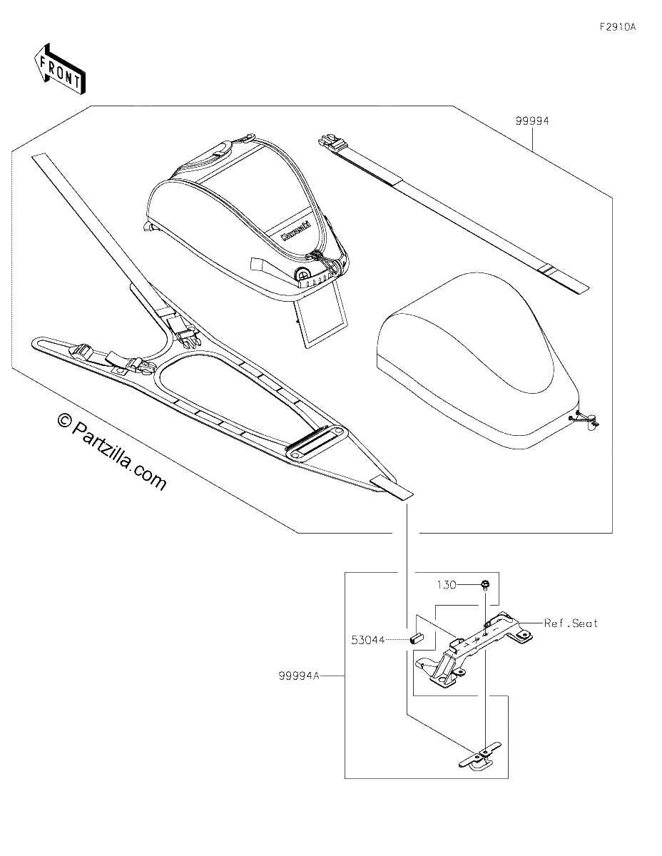 Diagrama de ACCESSORY TANK BAG