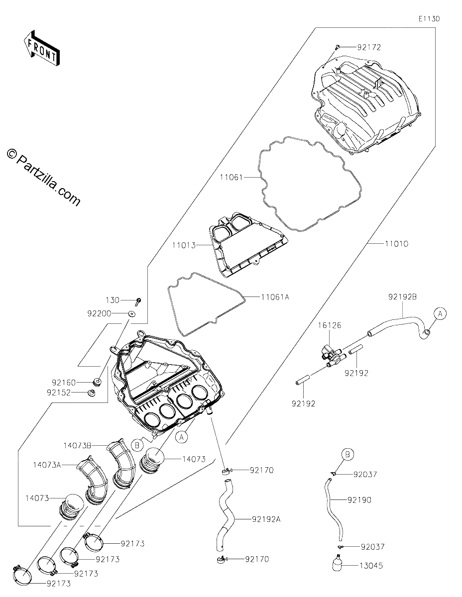 Diagrama de AIR CLEANER