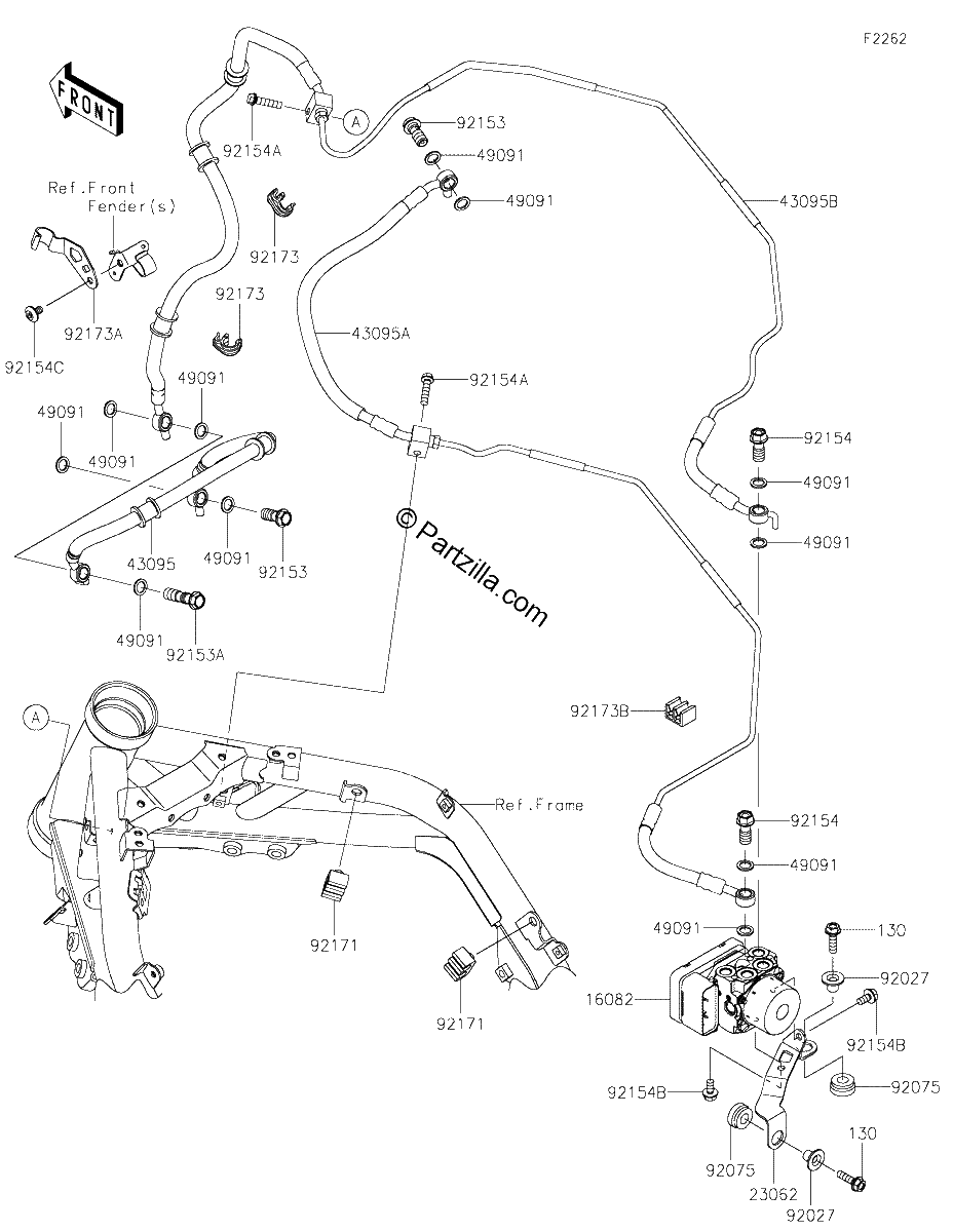 Diagrama de BRAKE PIPING