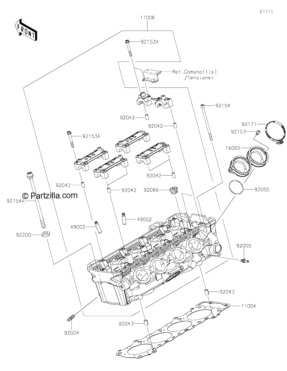 Diagrama de CYLINDER HEAD