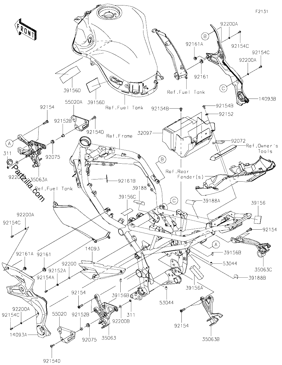 Diagrama de FRAME FITTINGS