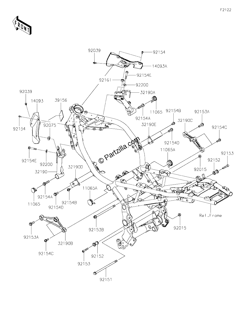 Diagrama de ENGINE MOUNT