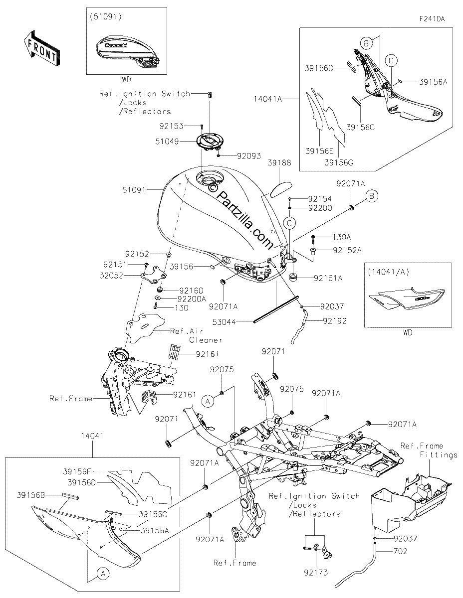 Diagrama de FUEL TANK CA