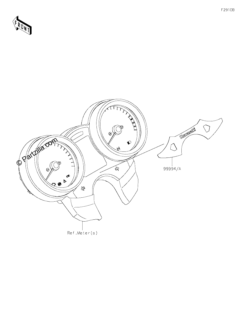 Diagrama de ACCESSORY INDICATOR COVER