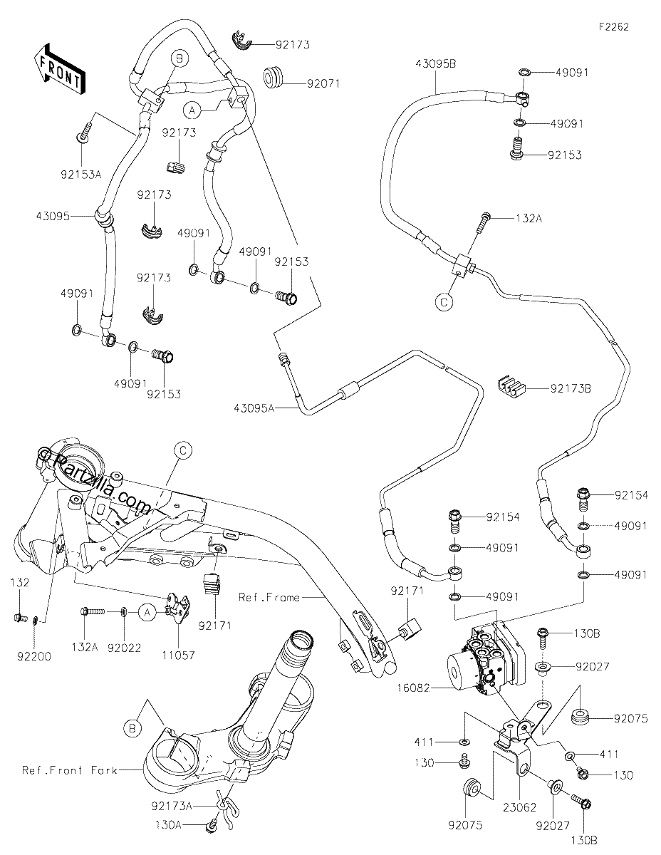 Diagrama de BRAKE PIPING
