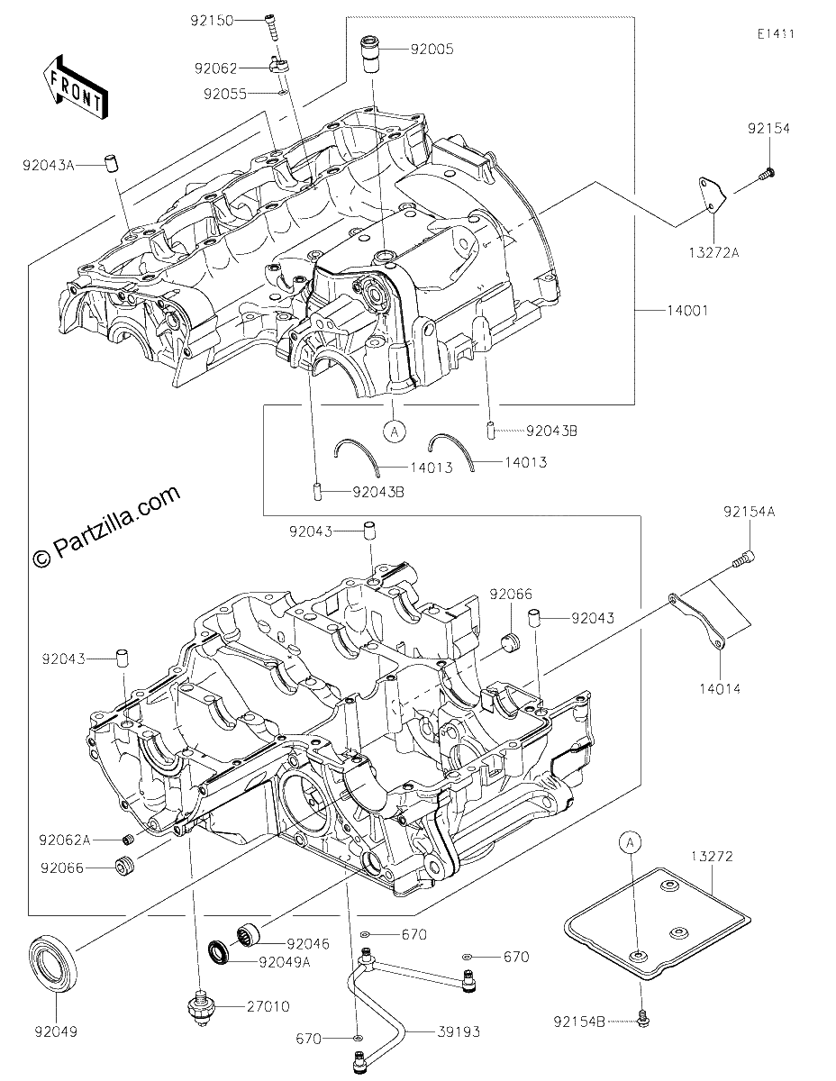 Diagrama de CRANKCASE