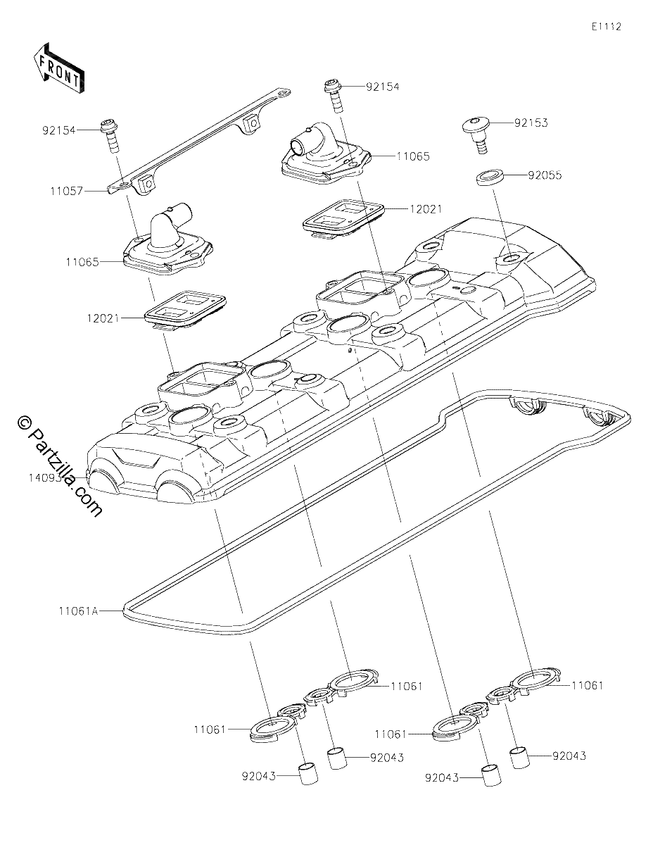 Diagrama de CYLINDER HEAD COVER
