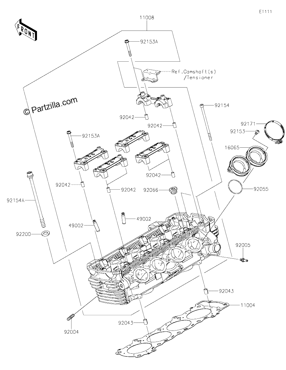 Diagrama de CYLINDER HEAD