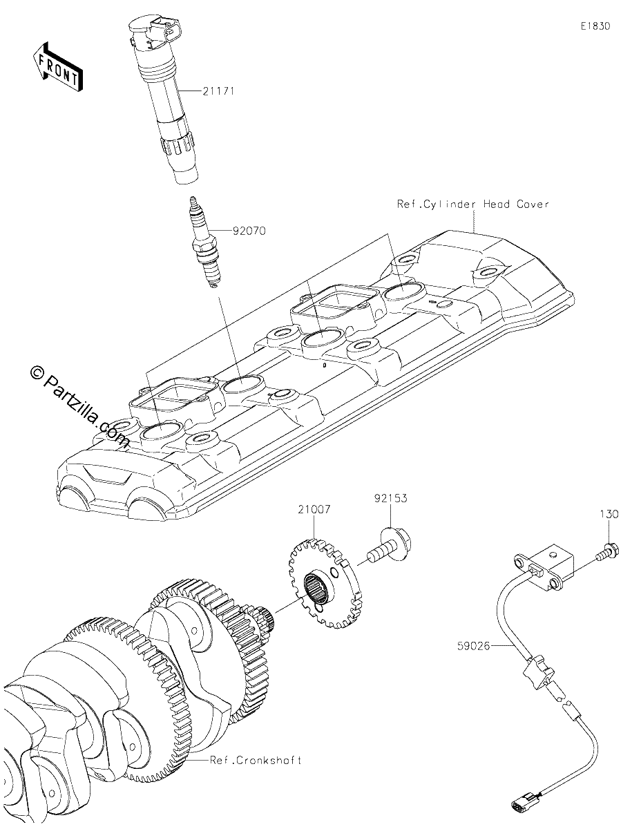 Diagrama de IGNITION SYSTEM