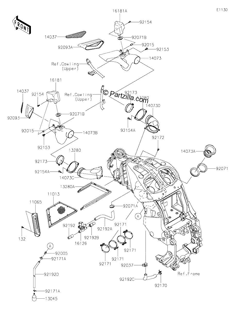 Diagrama de AIR CLEANER