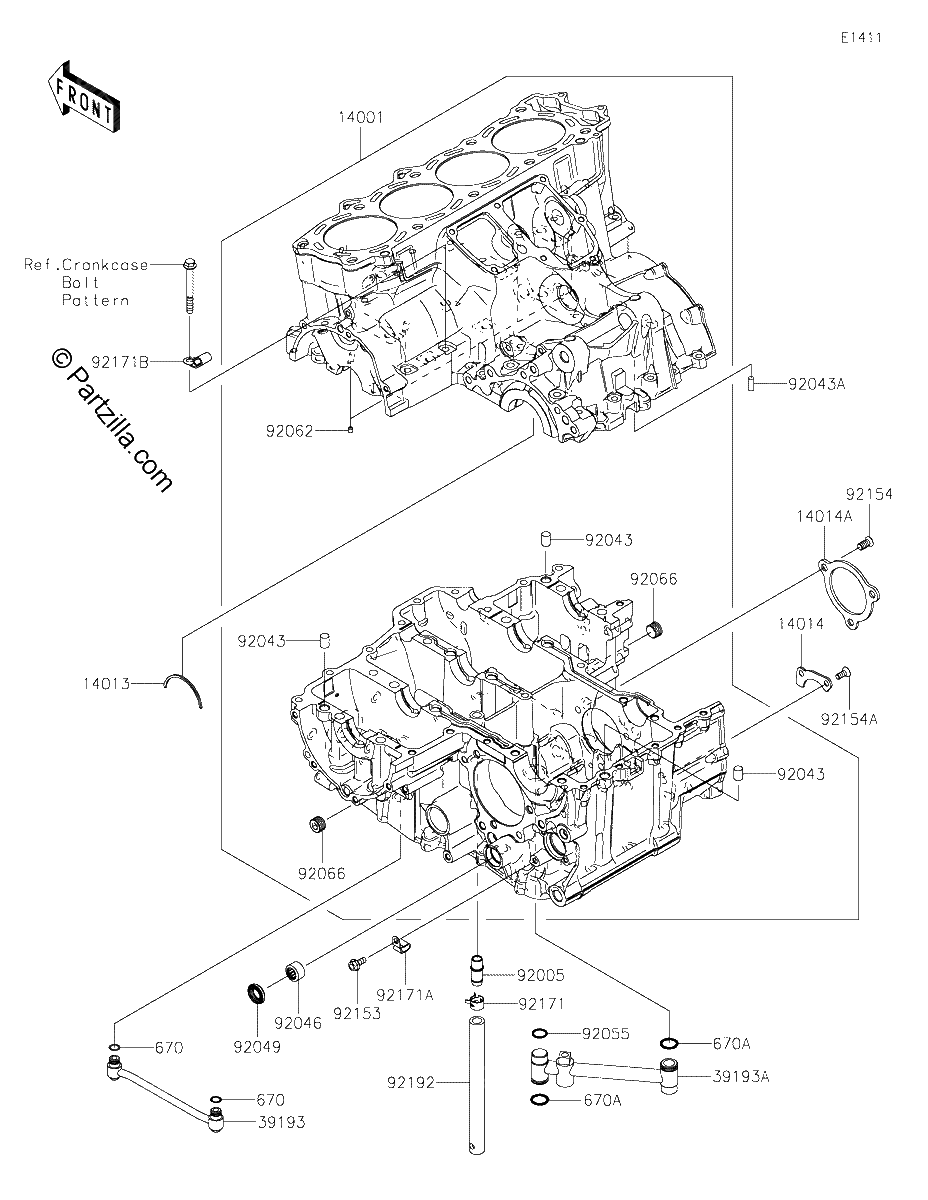 Diagrama de CRANKCASE