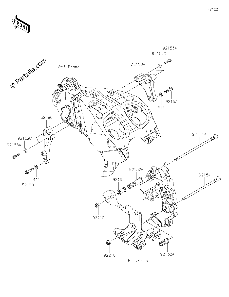 Diagrama de ENGINE MOUNT
