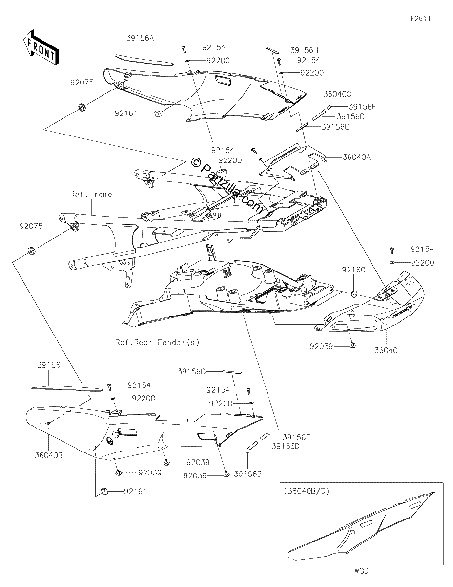 Diagrama de SIDE COVERS