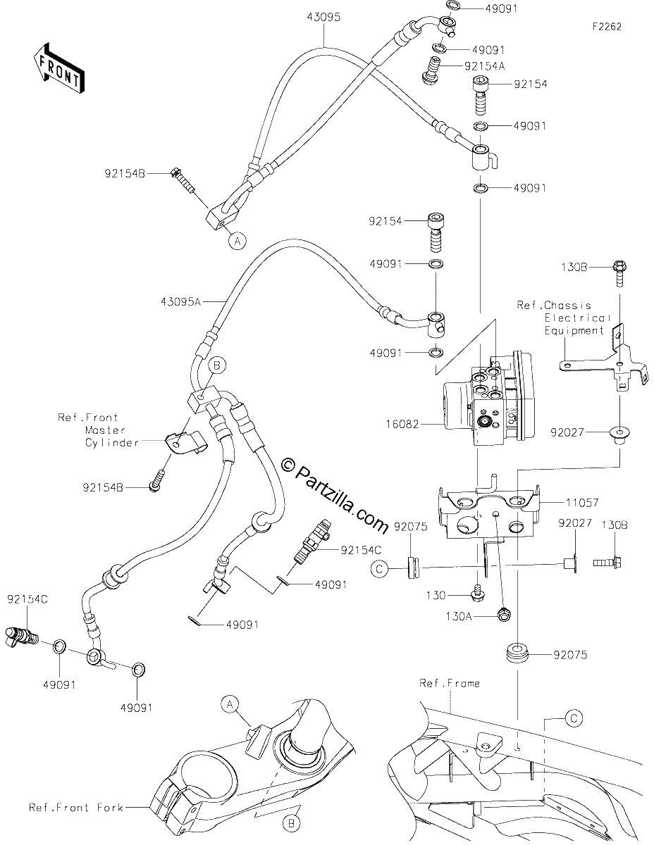Diagrama de BRAKE PIPING