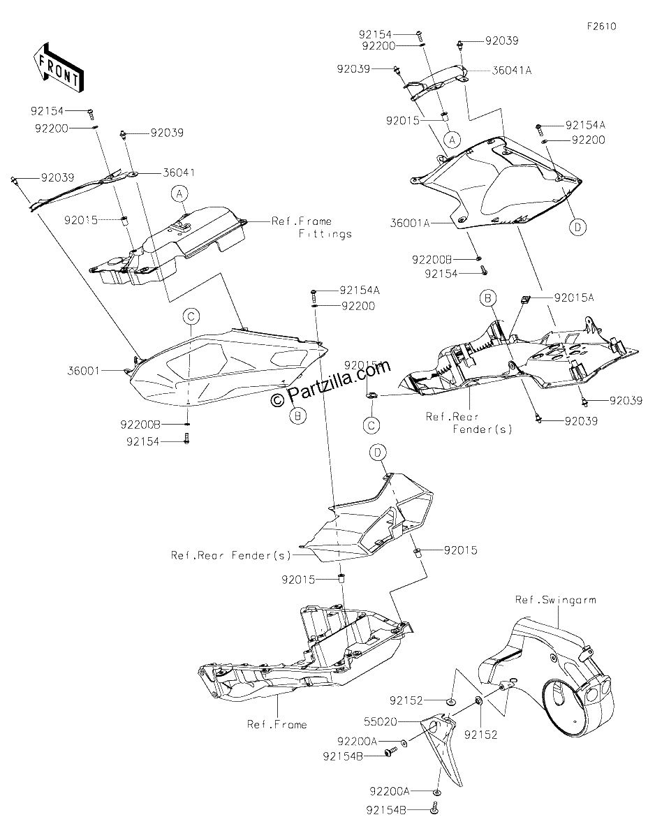 Diagrama de SIDE COVERS CHAIN COVER