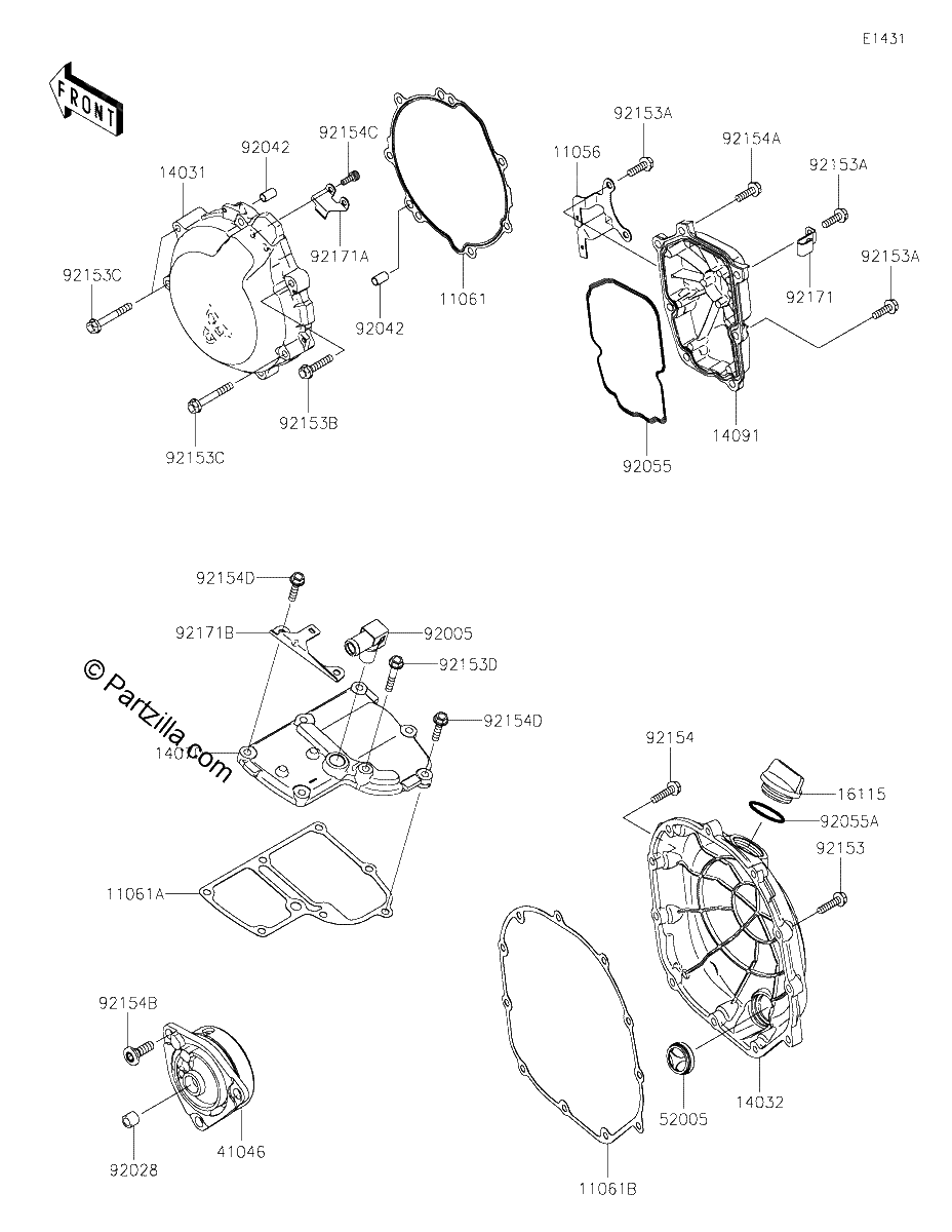 Diagrama de ENGINE COVER S