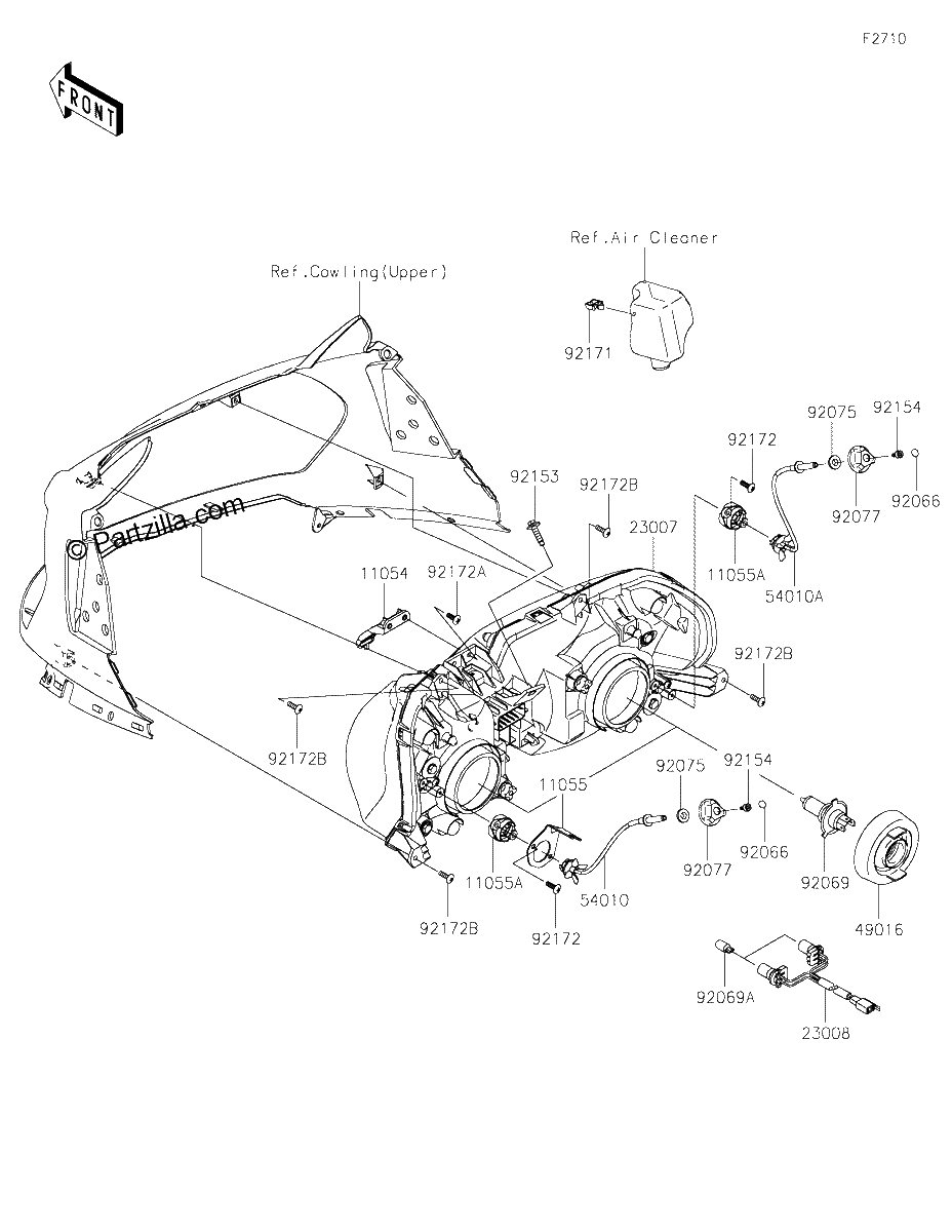 Diagrama de HEADLIGHT S