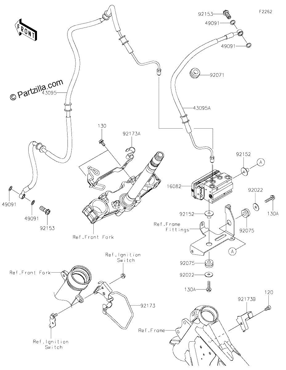 Diagrama de BRAKE PIPING