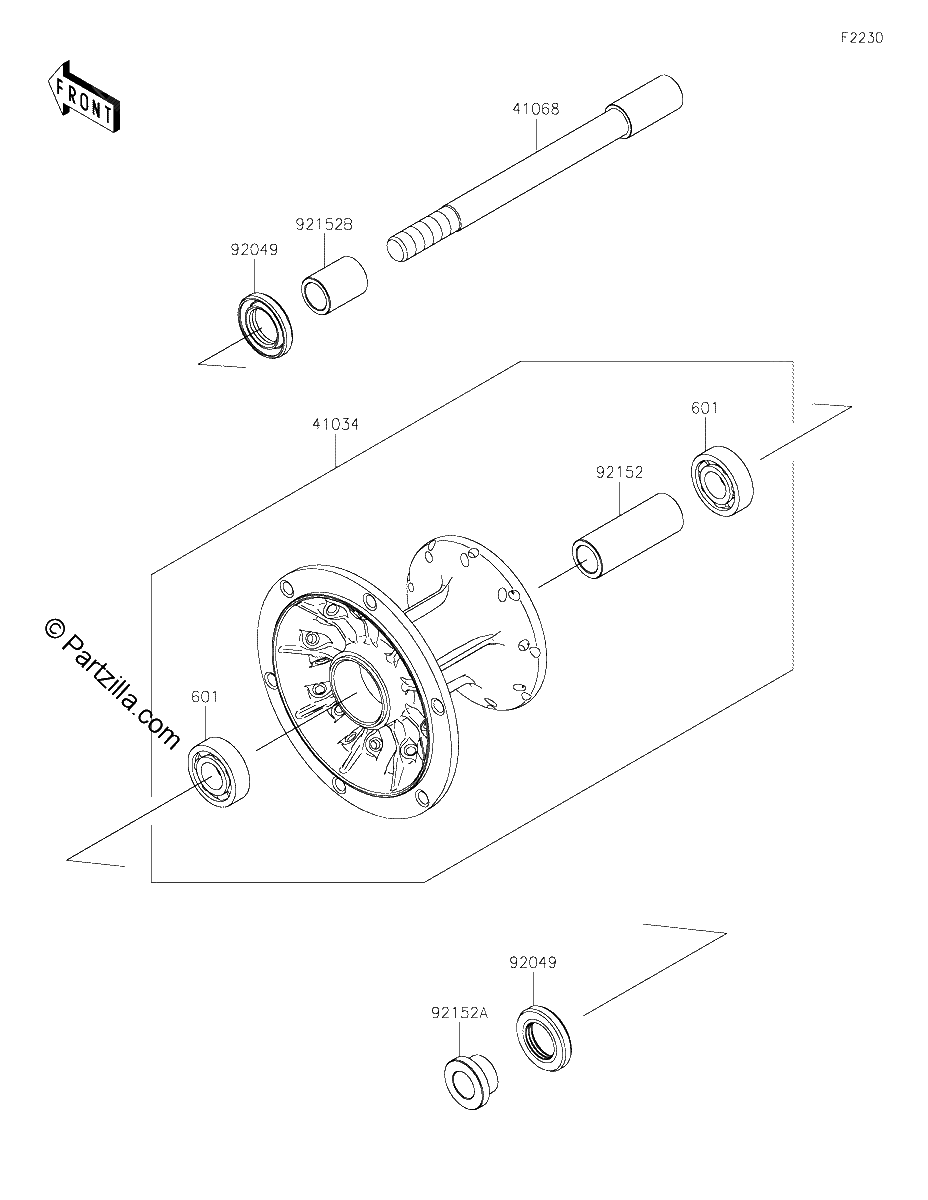 Diagrama de FRONT HUB