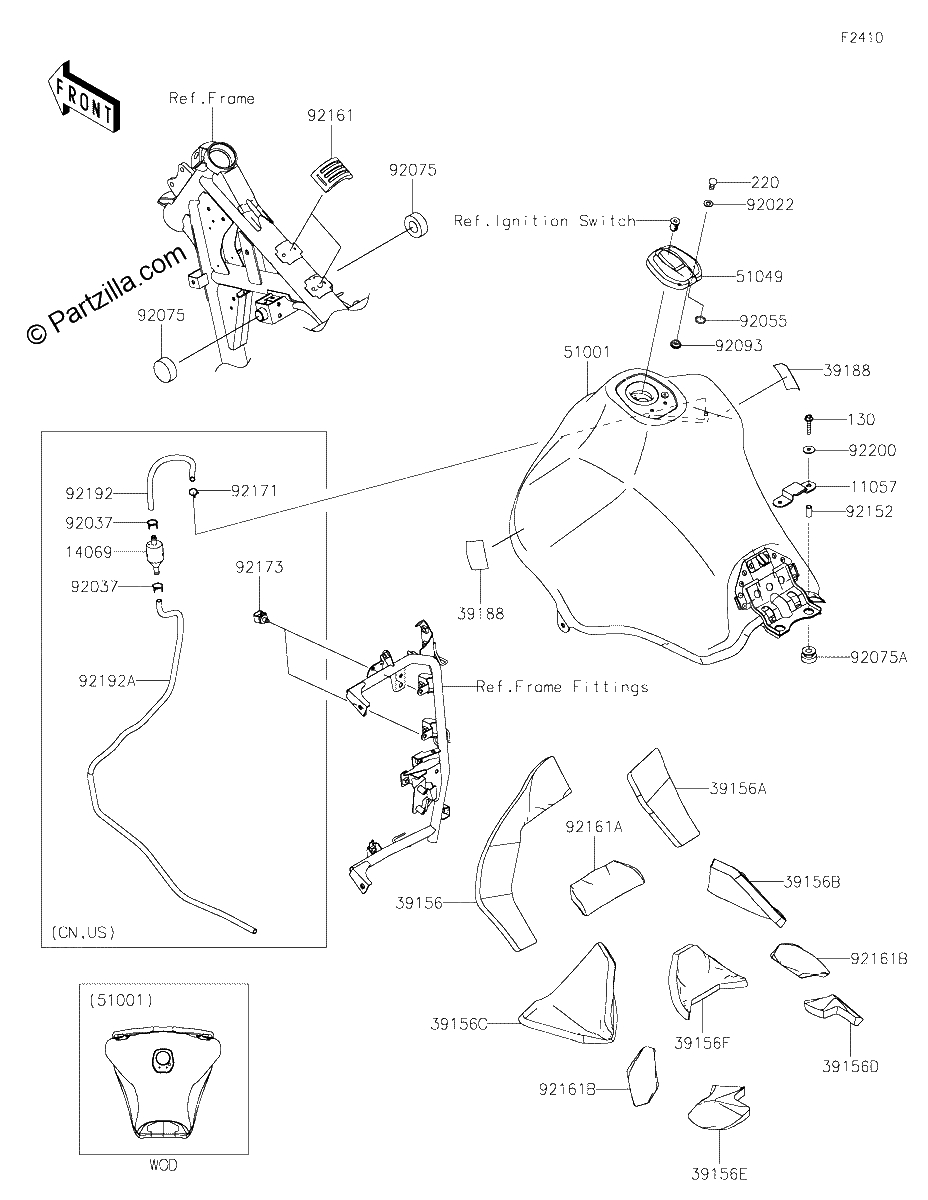 Diagrama de FUEL TANK