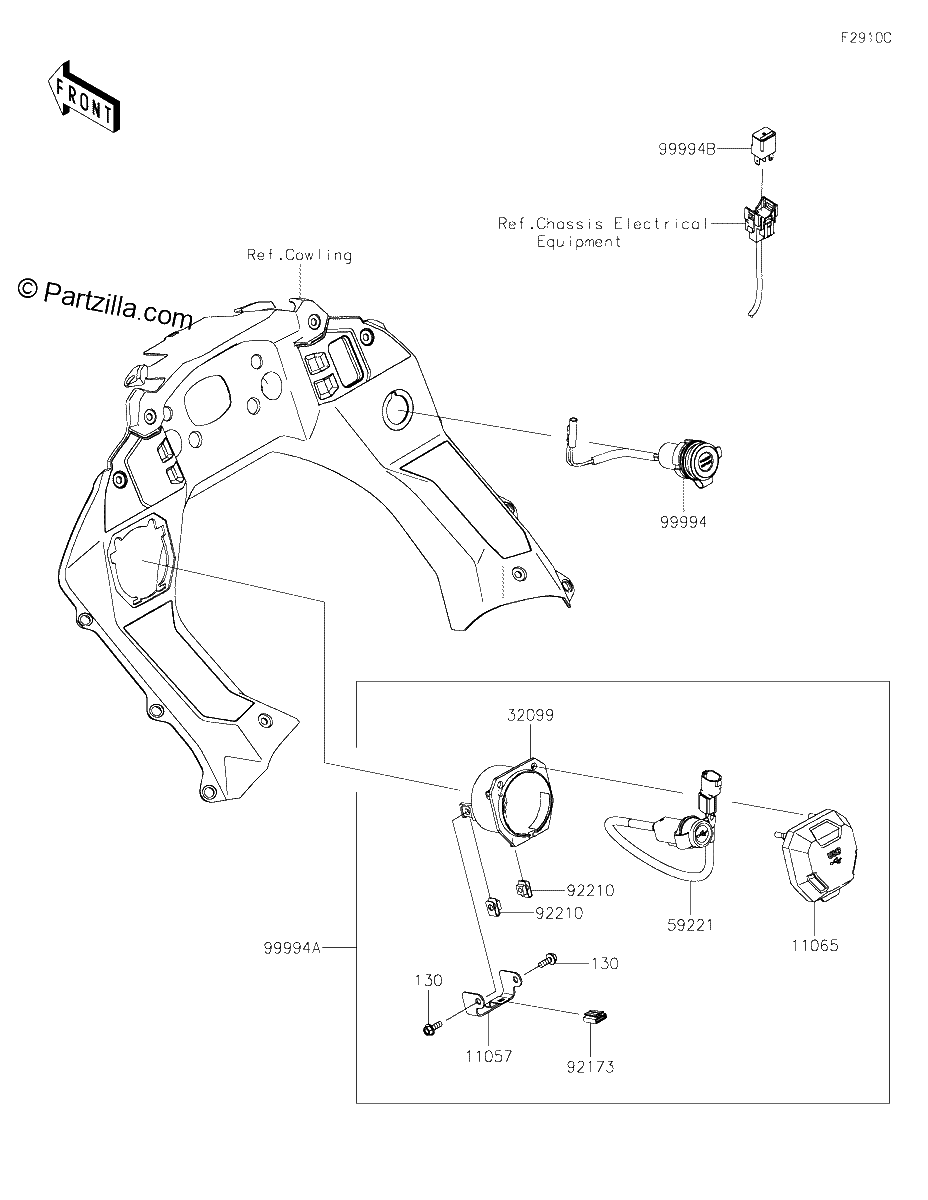 Diagrama de ACCESSORY DC AND USB OUTPUT