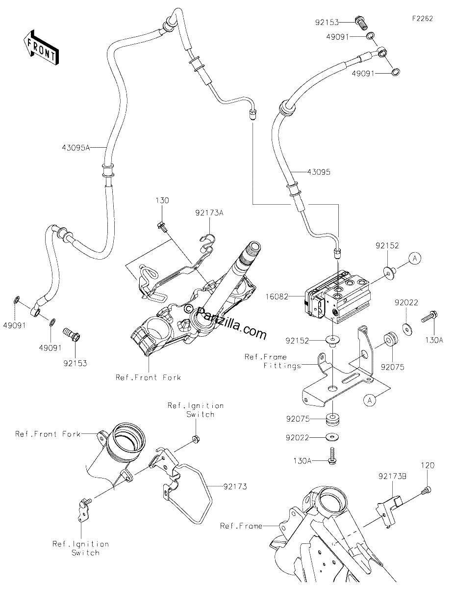 Diagrama de BRAKE PIPING