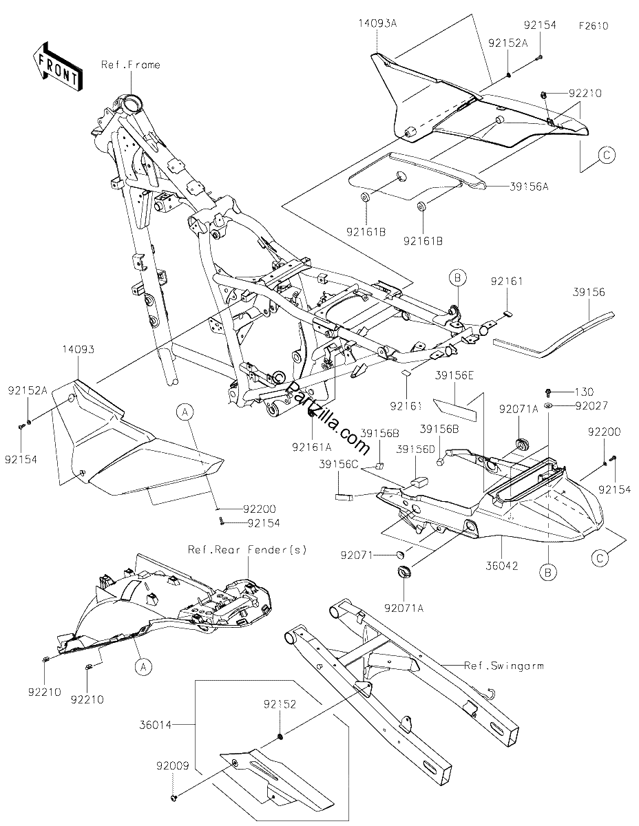 Diagrama de SIDE COVERS CHAIN COVER