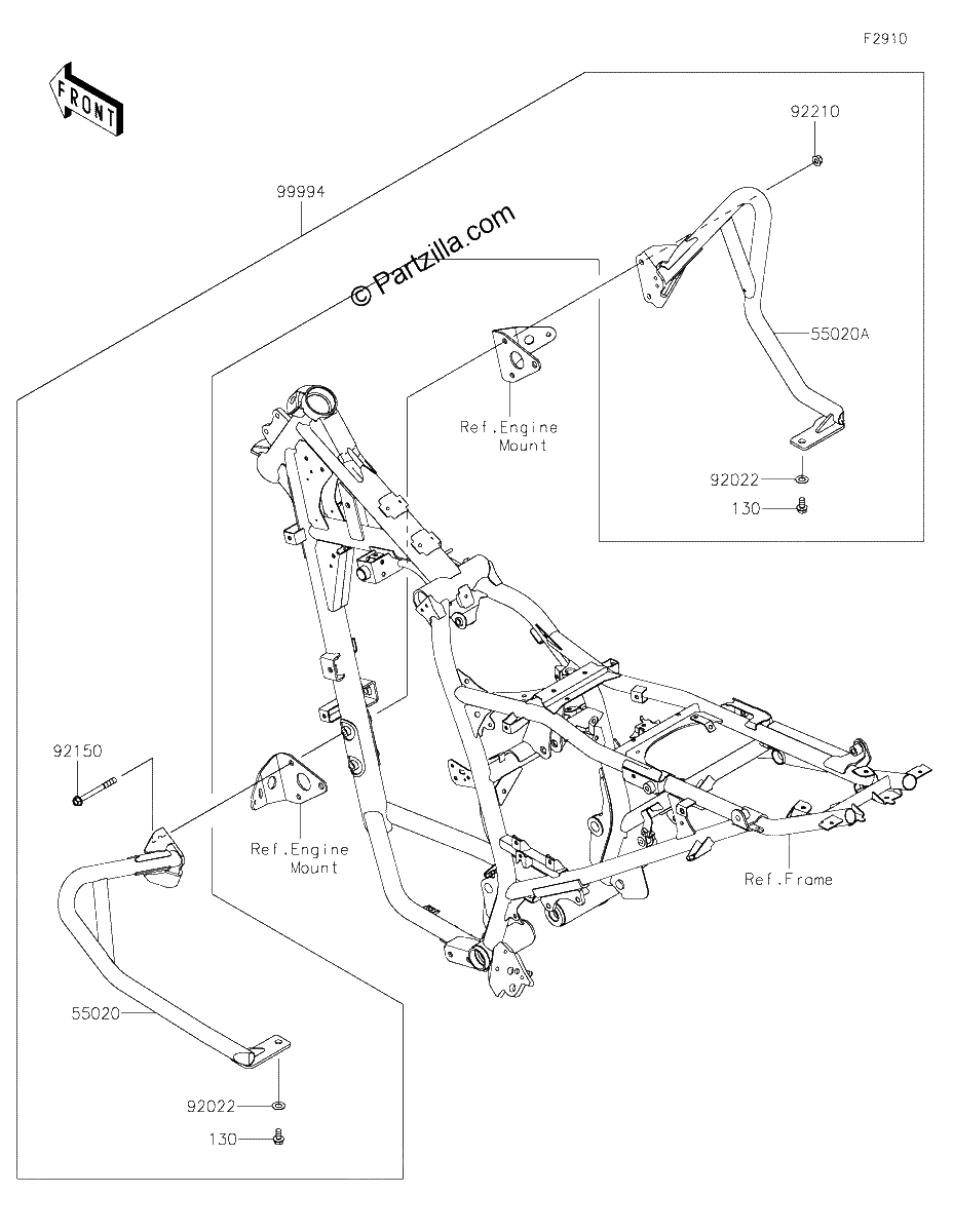 Diagrama de ACCESSORY FRAME SLIDER