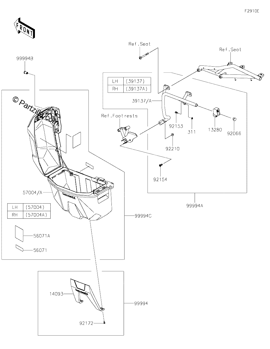 Diagrama de ACCESSORY PANNIER CASE