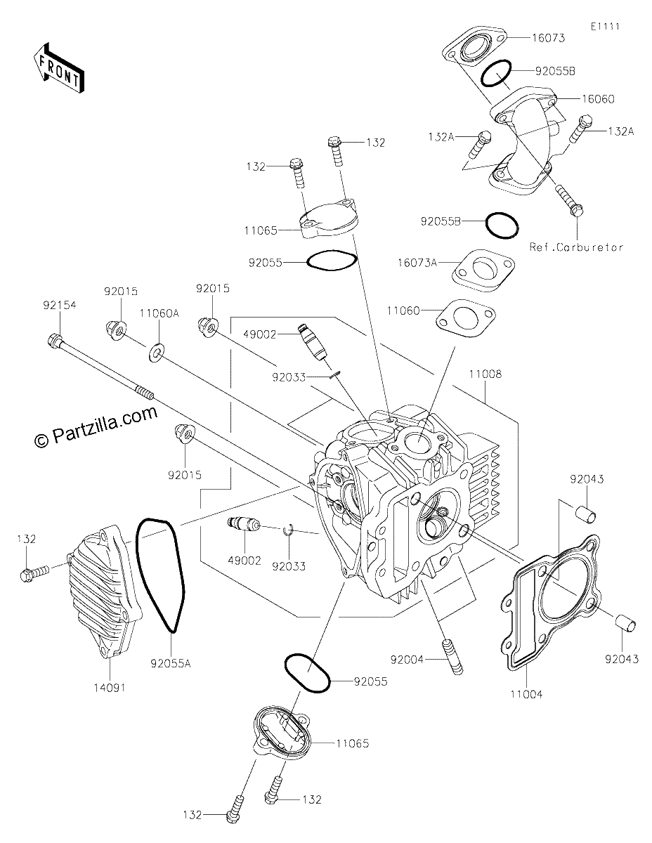 Diagrama de CYLINDER HEAD