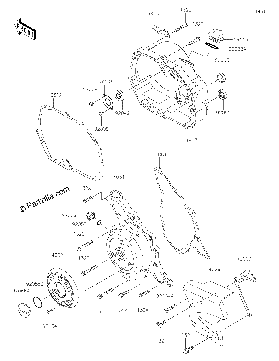 Diagrama de ENGINE COVER S