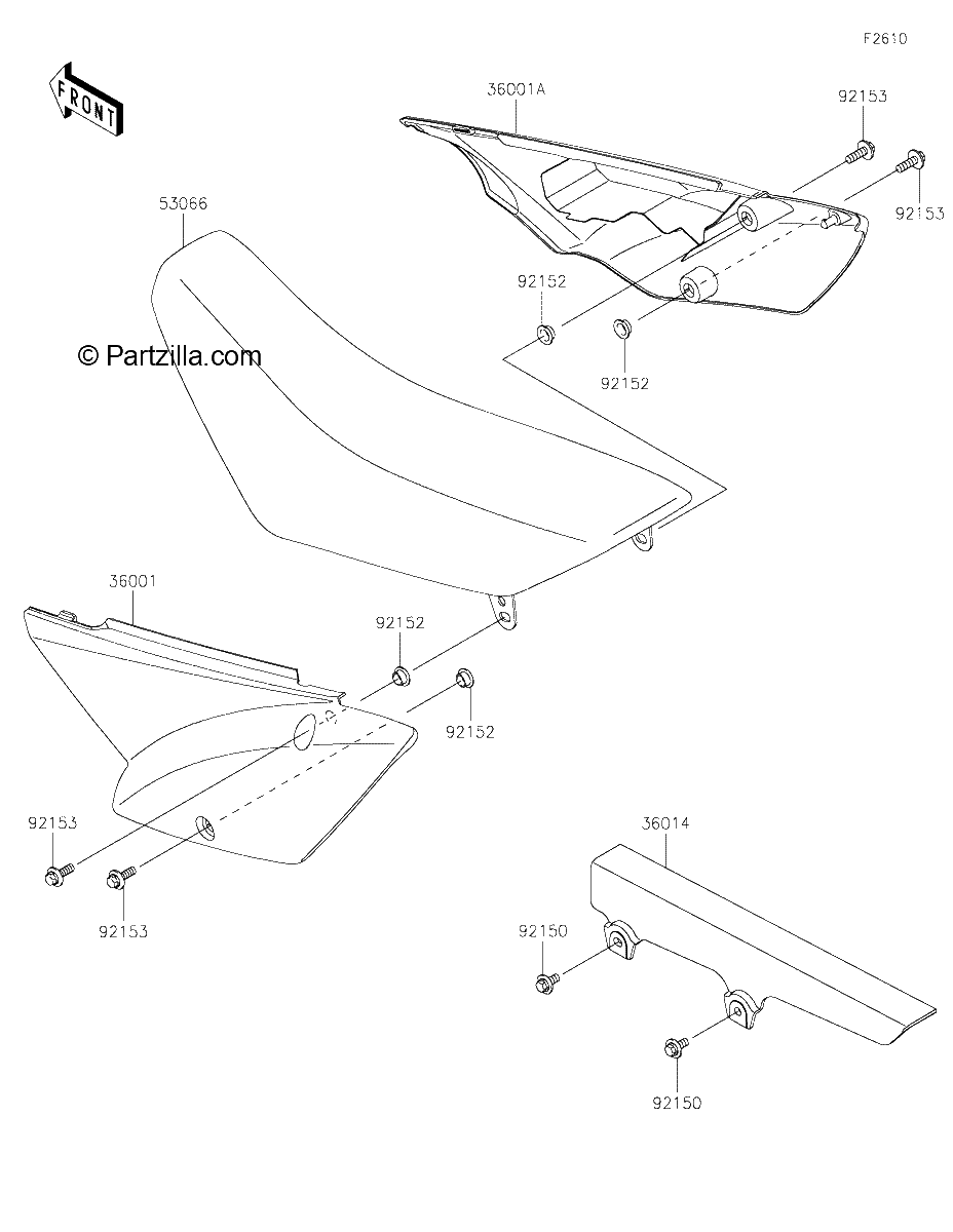 Diagrama de SIDE COVERS CHAIN COVER