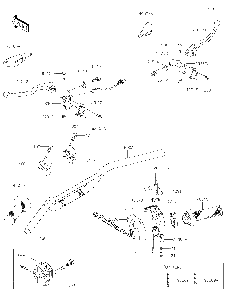 Diagrama de HANDLEBAR