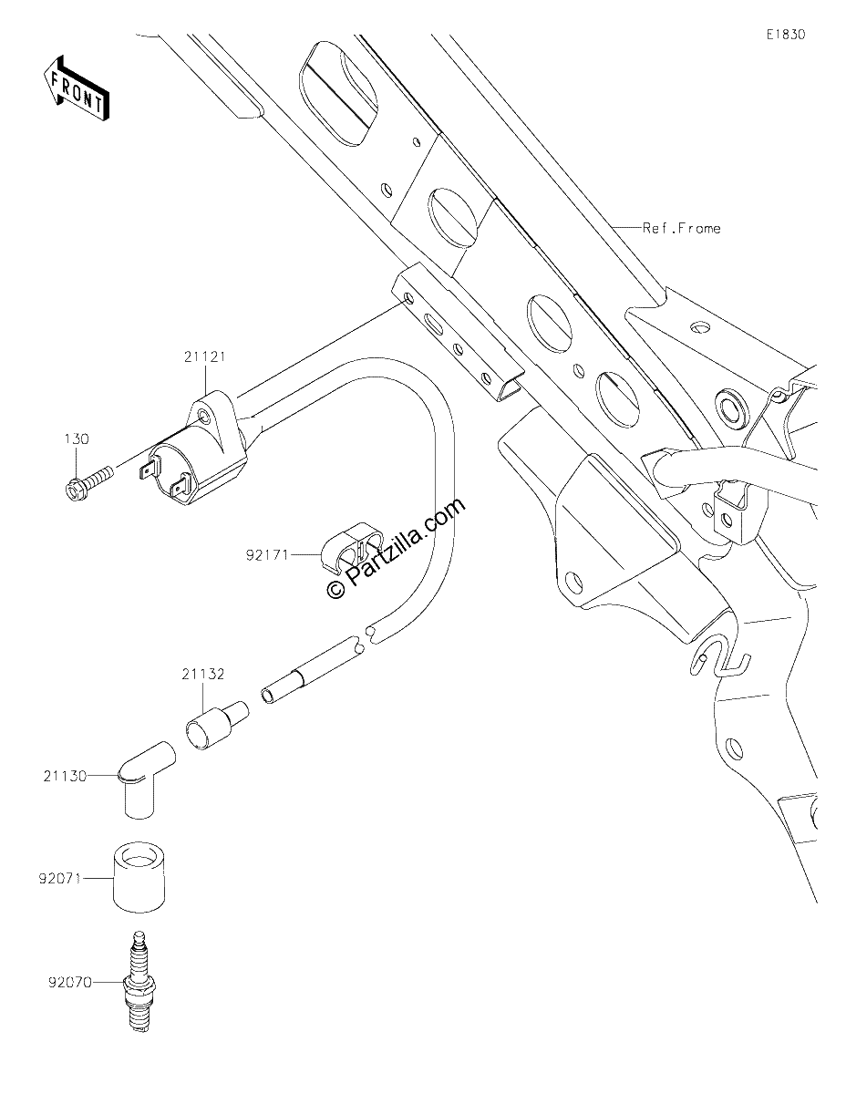 Diagrama de IGNITION SYSTEM