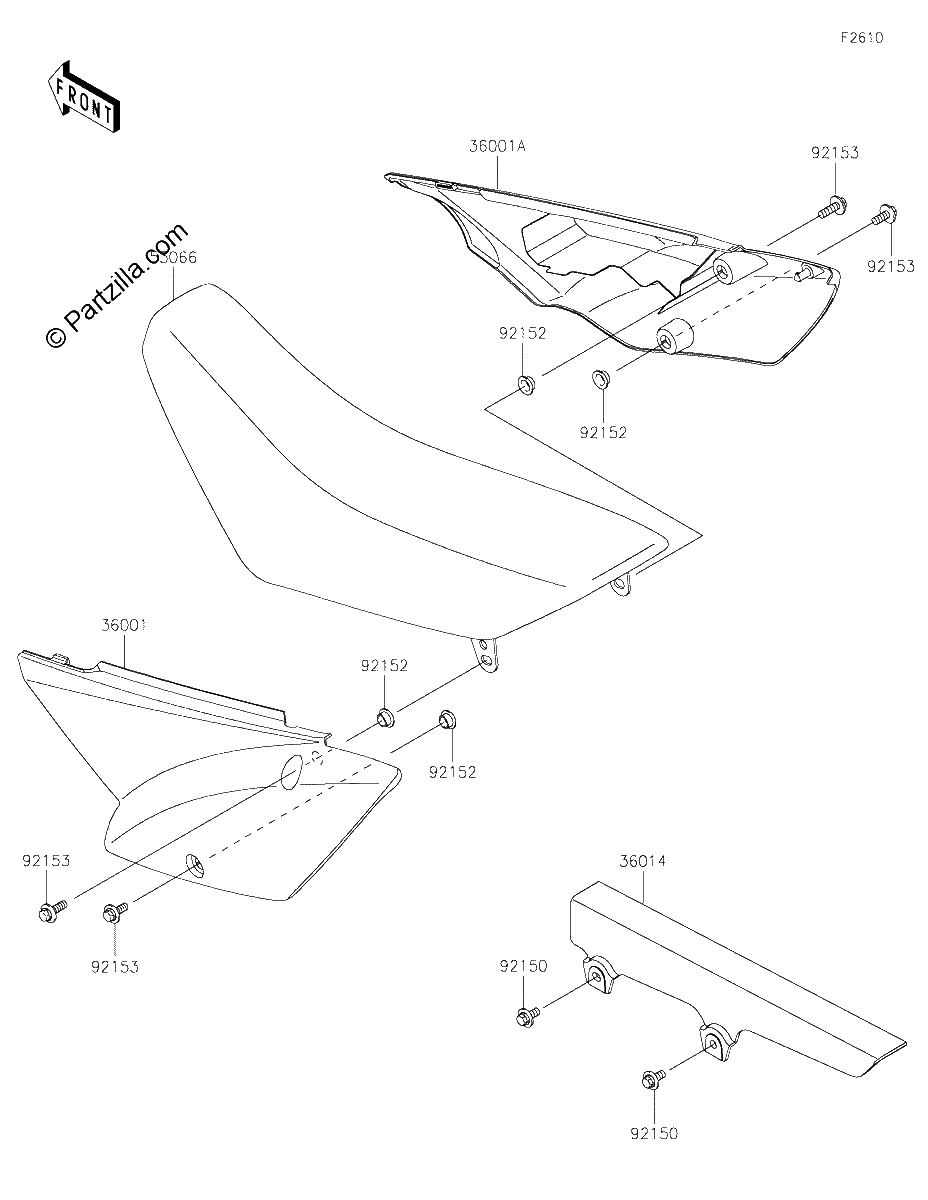 Diagrama de SIDE COVERS CHAIN COVER