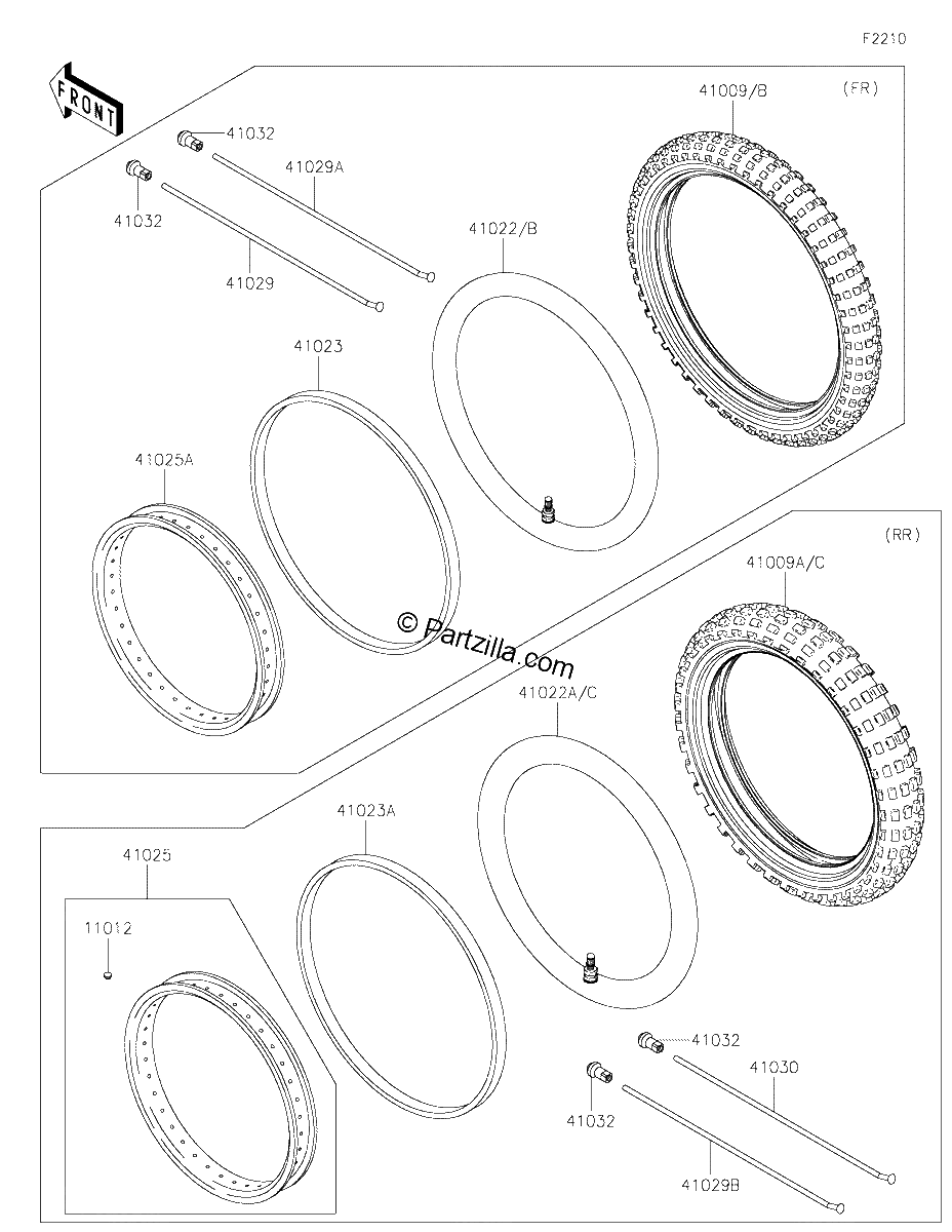 Diagrama de WHEELS TIRES