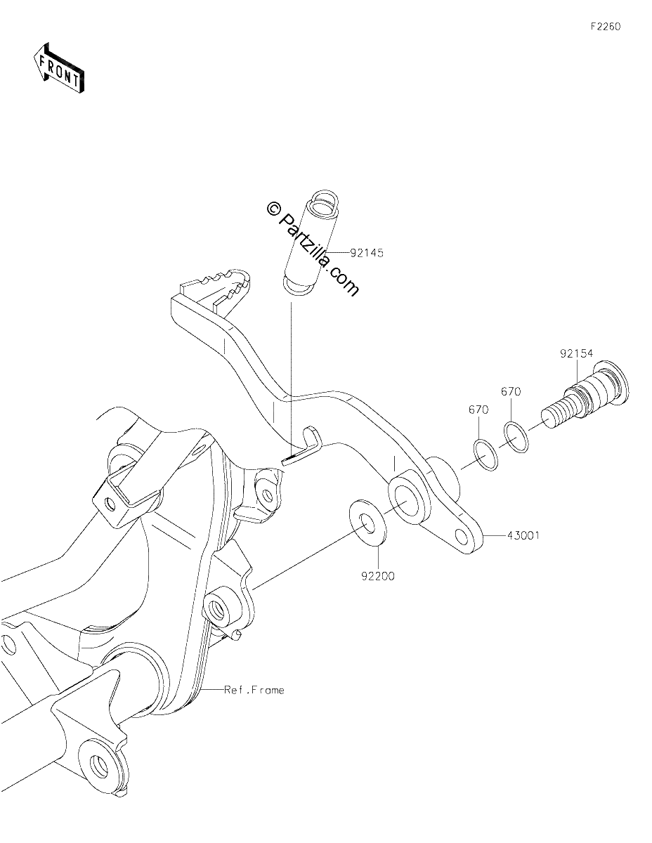 Diagrama de BRAKE PEDAL