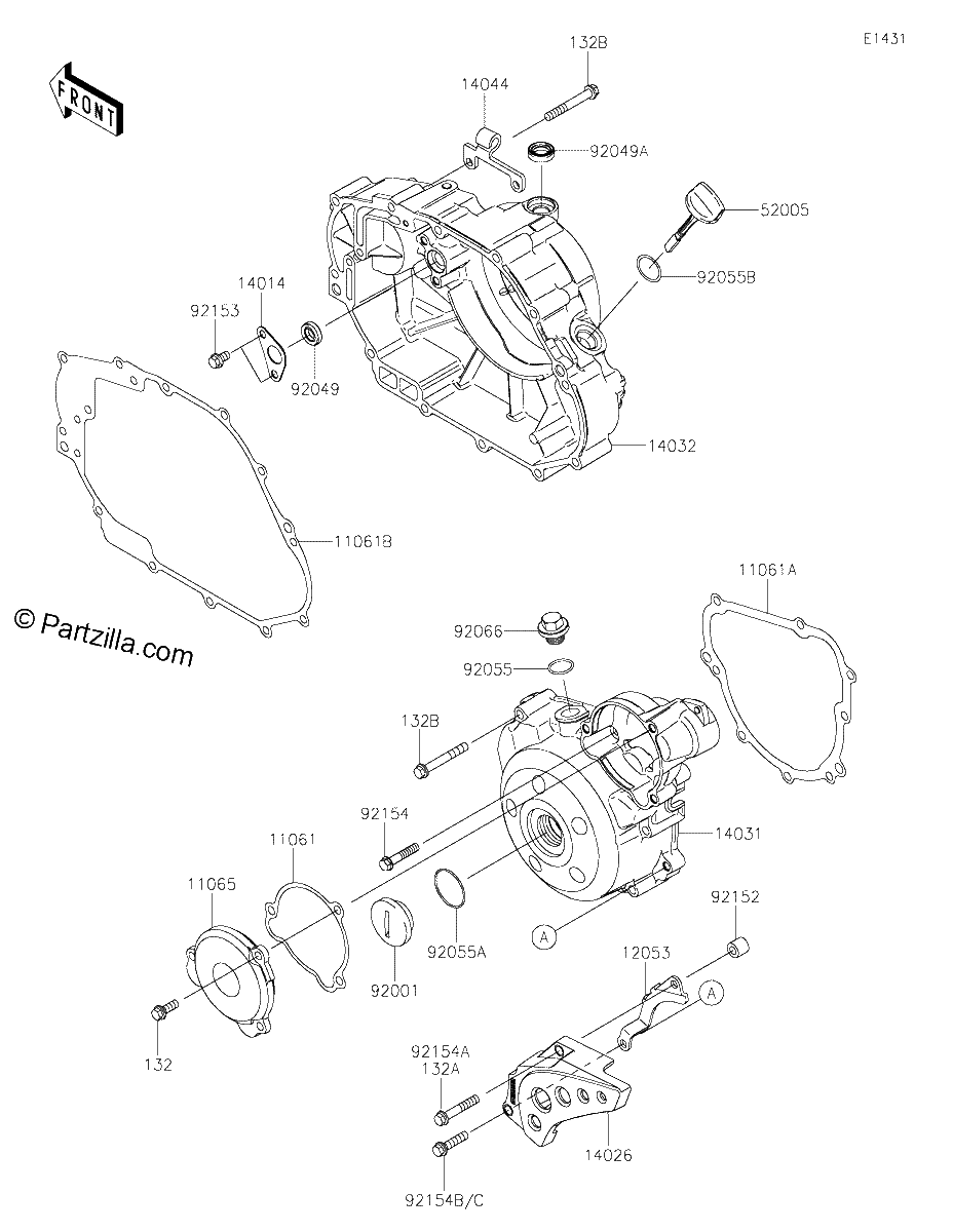 Diagrama de ENGINE COVER S