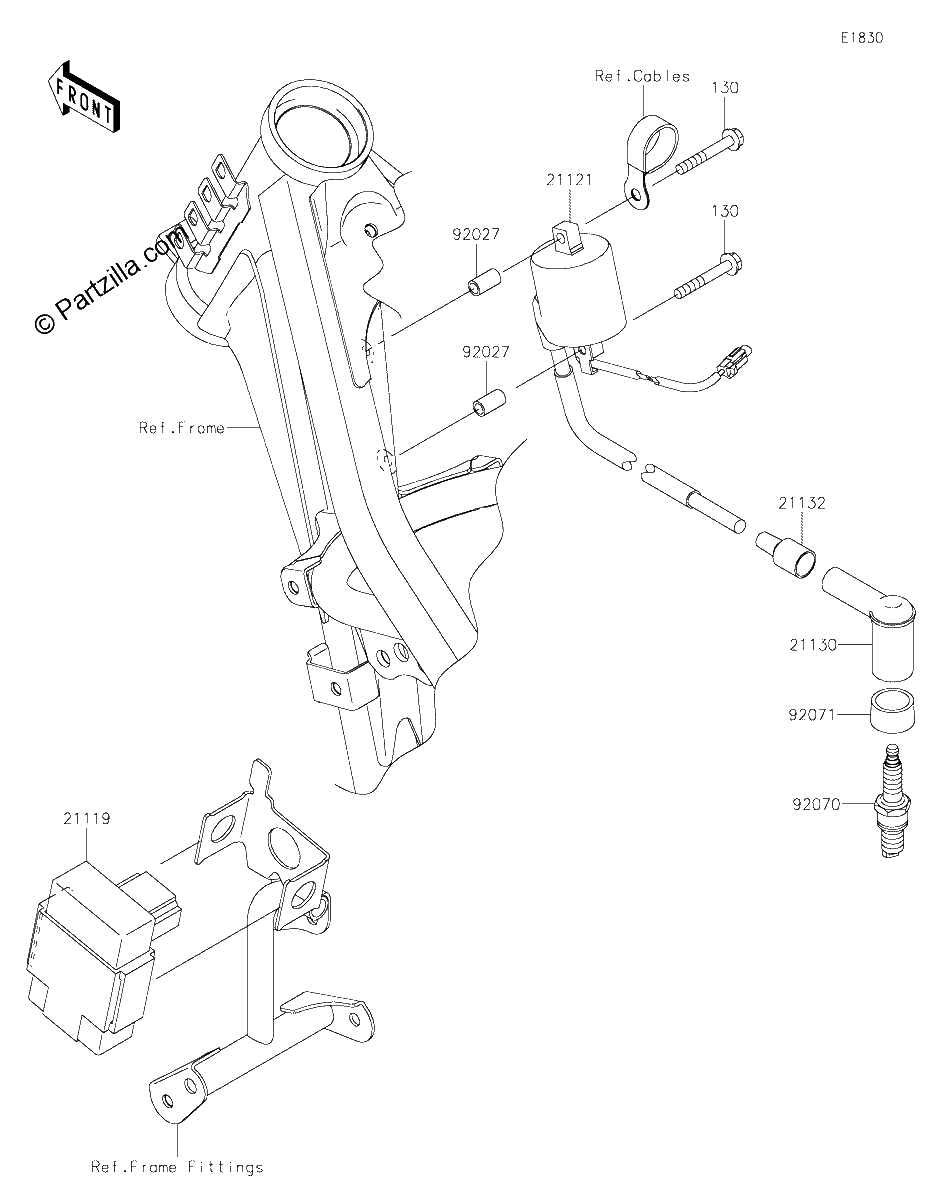 Diagrama de IGNITION SYSTEM
