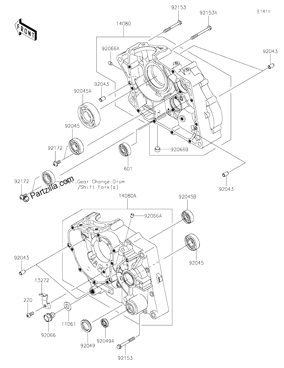 Diagrama de CRANKCASE