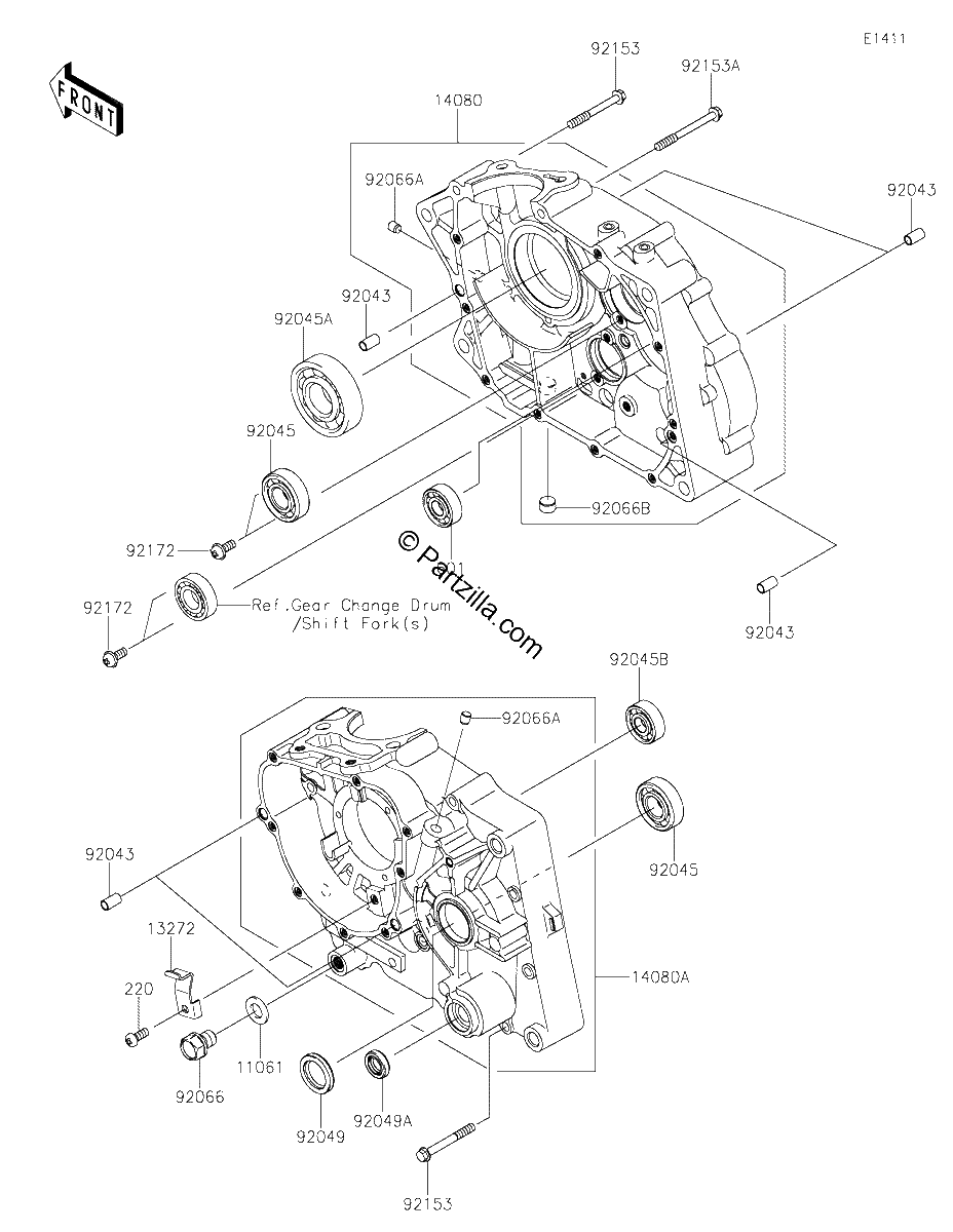 Diagrama de CRANKCASE