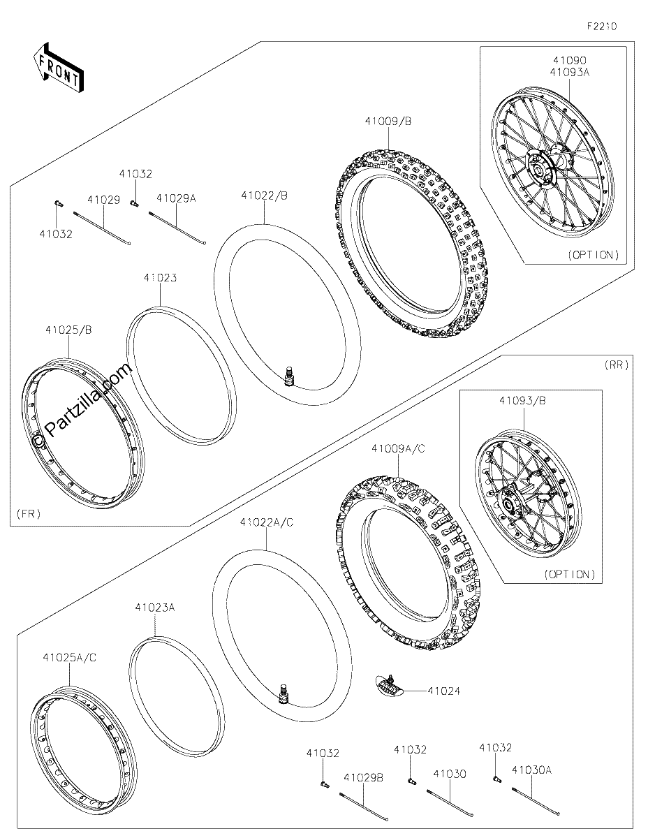 Diagrama de WHEELS TIRES