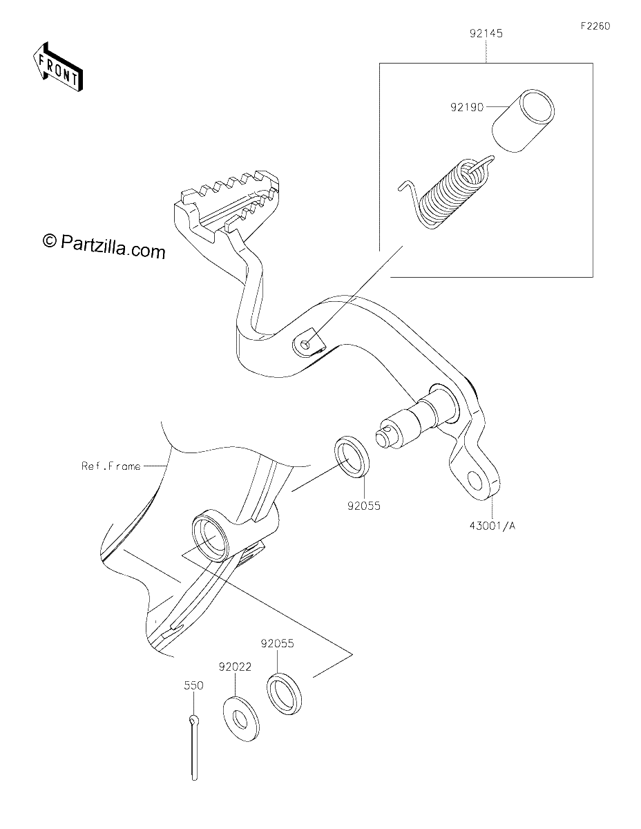 Diagrama de BRAKE PEDAL