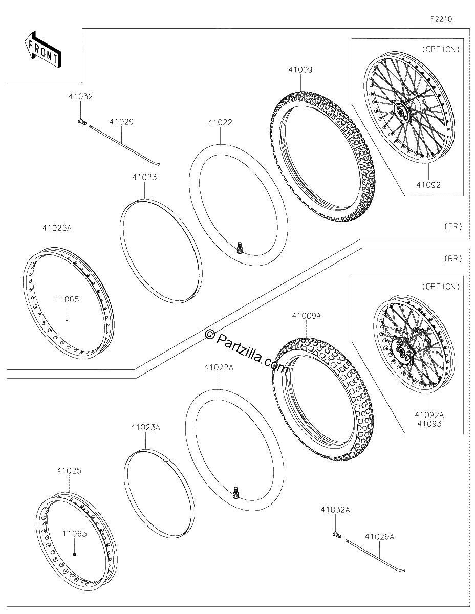 Diagrama de WHEELS TIRES