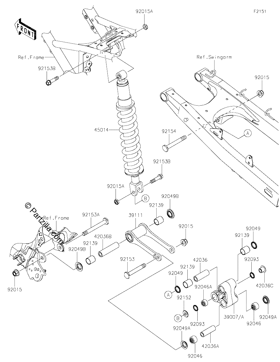 Diagrama de SUSPENSION SHOCK ABSORBER
